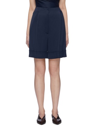 Main View - Click To Enlarge - THE ROW - 'Abby' rolled cuff twill shorts