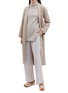 Figure View - Click To Enlarge - VINCE - Belted wool-blend melton coat