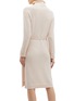 Back View - Click To Enlarge - VINCE - Belted wool-cashmere turtleneck dress
