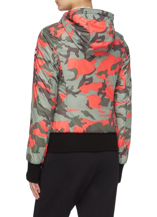 Back View - Click To Enlarge - CANADA GOOSE - Dore' camouflage print hooded down jacket