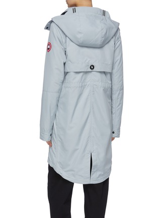 Back View - Click To Enlarge - CANADA GOOSE - 'Cavalry' detachable hood windproof trench coat