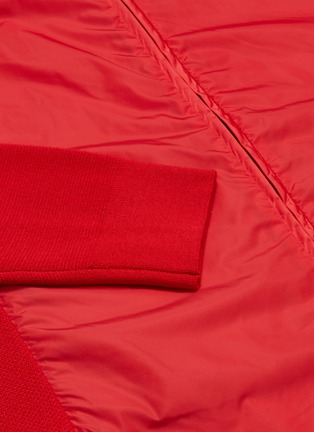  - CANADA GOOSE - WindBridge' nylon panel merino wool zip cardigan