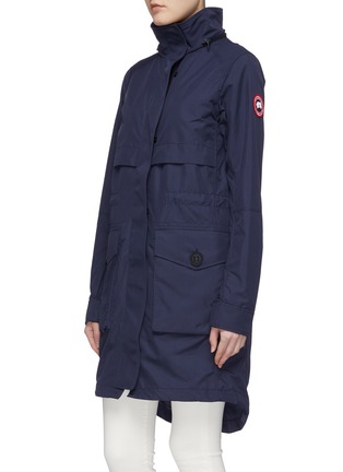 Detail View - Click To Enlarge - CANADA GOOSE - 'Cavalry' detachable hood windproof trench coat