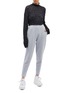 Figure View - Click To Enlarge - T BY ALEXANDER WANG - Open knit cropped high neck sweater