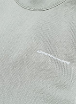  - T BY ALEXANDER WANG - Logo print sleeveless sweatshirt