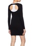 Back View - Click To Enlarge - T BY ALEXANDER WANG - Cutout back racerback tank panel mini dress
