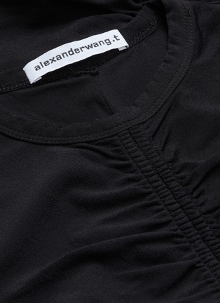 Detail View - Click To Enlarge - T BY ALEXANDER WANG - Ruched long sleeve dress