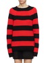 Main View - Click To Enlarge - T BY ALEXANDER WANG - Rugby stripe wool blend sweater