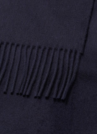 Detail View - Click To Enlarge - JOHNSTONS OF ELGIN - Oversized fringe cashmere scarf