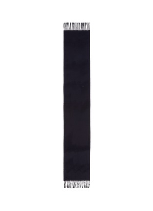 Main View - Click To Enlarge - JOHNSTONS OF ELGIN - Oversized fringe cashmere scarf