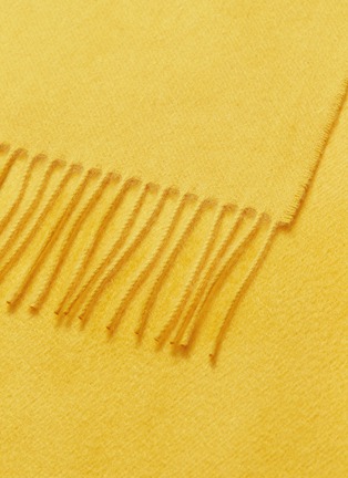 Detail View - Click To Enlarge - JOHNSTONS OF ELGIN - Fringe cashmere scarf