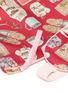 Detail View - Click To Enlarge - CJW - Graphic print pouch with eye mask and scrunchie