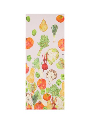 Main View - Click To Enlarge - CJW - 'Winter Fruit and Vegetable' graphic print wool scarf
