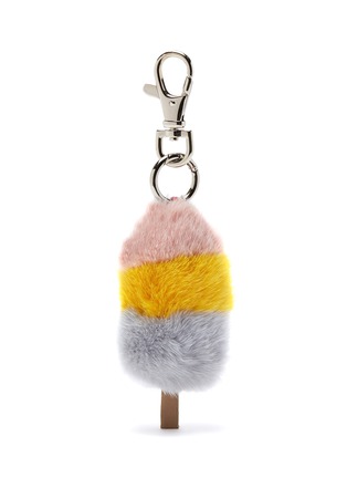 Main View - Click To Enlarge - ISLA - Mink fur popsicle keyring