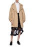 Figure View - Click To Enlarge - MONCLER - x Simone Rocha belted puff sleeve trench coat