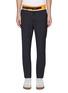 Main View - Click To Enlarge - MAISON MARGIELA - Contrast waist belted twill pants