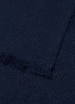 Detail View - Click To Enlarge - BEGG & CO - 'Wispy' cashmere twill scarf