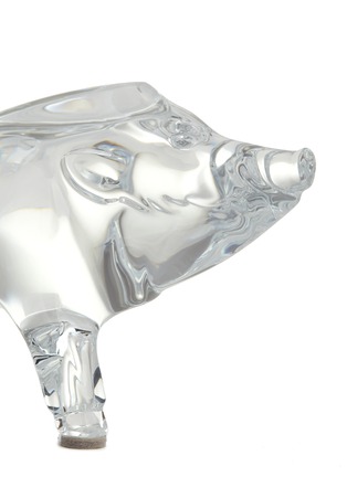 Detail View - Click To Enlarge - BACCARAT - Zodiaque boar sculpture – Clear