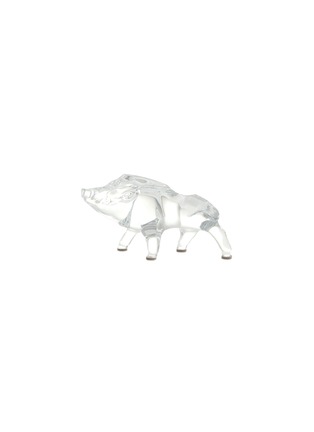 Main View - Click To Enlarge - BACCARAT - Zodiaque boar sculpture – Clear
