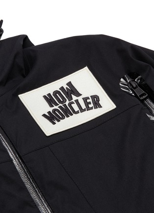  - MONCLER - x 1952 'Doussain' logo slogan patch hooded jacket