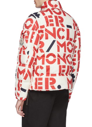 Back View - Click To Enlarge - MONCLER - x 1952 'Jehan' logo print down puffer jacket