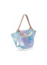 Detail View - Click To Enlarge - WANDLER - 'Mia' holographic PVC tote