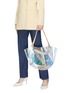 Figure View - Click To Enlarge - WANDLER - 'Mia' holographic PVC tote