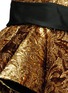 Detail View - Click To Enlarge - DICE KAYEK - Made-to-Order<br/><br/>'Esterina' pleat peplum bustier brocade top