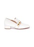 Main View - Click To Enlarge - STUART WEITZMAN - 'Wylie Pyramid' stud leather step-in loafer pumps