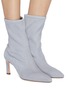 Figure View - Click To Enlarge - STUART WEITZMAN - 'Rapture' stretch suede ankle boots