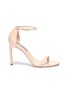 Main View - Click To Enlarge - STUART WEITZMAN - 'Nudistsong' ankle strap patent leather ankle strap sandals