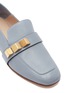 Detail View - Click To Enlarge - STUART WEITZMAN - 'Wylie Pyramid' stud leather step-in loafers
