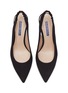 Detail View - Click To Enlarge - STUART WEITZMAN - 'Hayday' suede slingback pumps