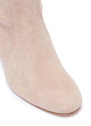 Detail View - Click To Enlarge - STUART WEITZMAN - 'Milla' suede knee high boots