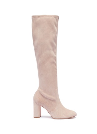 Main View - Click To Enlarge - STUART WEITZMAN - 'Milla' suede knee high boots