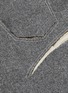 Detail View - Click To Enlarge - MAISON MARGIELA - Décortiqué cutout wool herringbone midi skirt