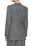 Back View - Click To Enlarge - MAISON MARGIELA - Extended notched lapel wool herringbone blazer