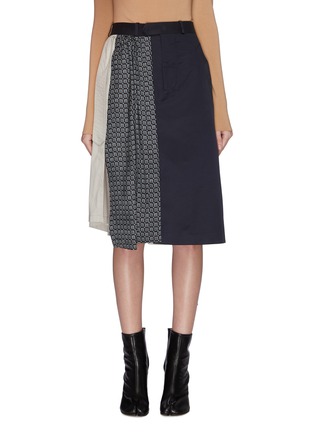 Main View - Click To Enlarge - MAISON MARGIELA - Patchwork panelled skirt