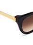 Detail View - Click To Enlarge - THIERRY LASRY - 'Snobby' acetate angular cat eye sunglasses