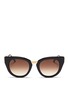 Main View - Click To Enlarge - THIERRY LASRY - 'Snobby' acetate angular cat eye sunglasses