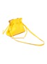 Detail View - Click To Enlarge - MANSUR GAVRIEL - 'Protea' mini ruched leather crossbody bag