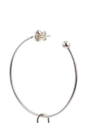 Detail View - Click To Enlarge - BITTERSWEET - 'Clean Padlock' detachable drop single hoop earring