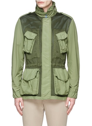 Main View - Click To Enlarge - ASPESI - Mesh front M65 field jacket
