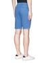Back View - Click To Enlarge - ASPESI - Cotton twill Bermuda shorts