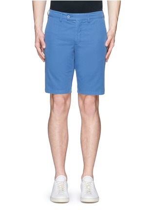 Main View - Click To Enlarge - ASPESI - Cotton twill Bermuda shorts