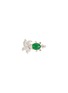 Main View - Click To Enlarge - SAMUEL KUNG - Diamond ruby jade 18k white gold fish brooch