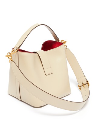 Detail View - Click To Enlarge - MARK CROSS - 'Murphy' small leather bucket bag