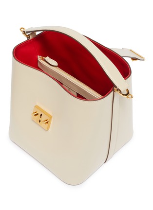Detail View - Click To Enlarge - MARK CROSS - 'Murphy' small leather bucket bag