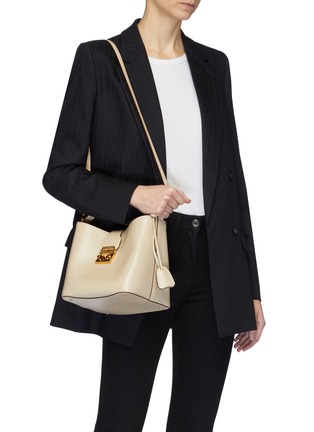 Figure View - Click To Enlarge - MARK CROSS - 'Murphy' small leather bucket bag