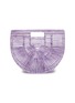 Main View - Click To Enlarge - CULT GAIA - 'Ark' acrylic small caged saddle bag